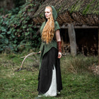 Imagen del producto Túnica Medieval de Manga Corta con Cinturón Verde