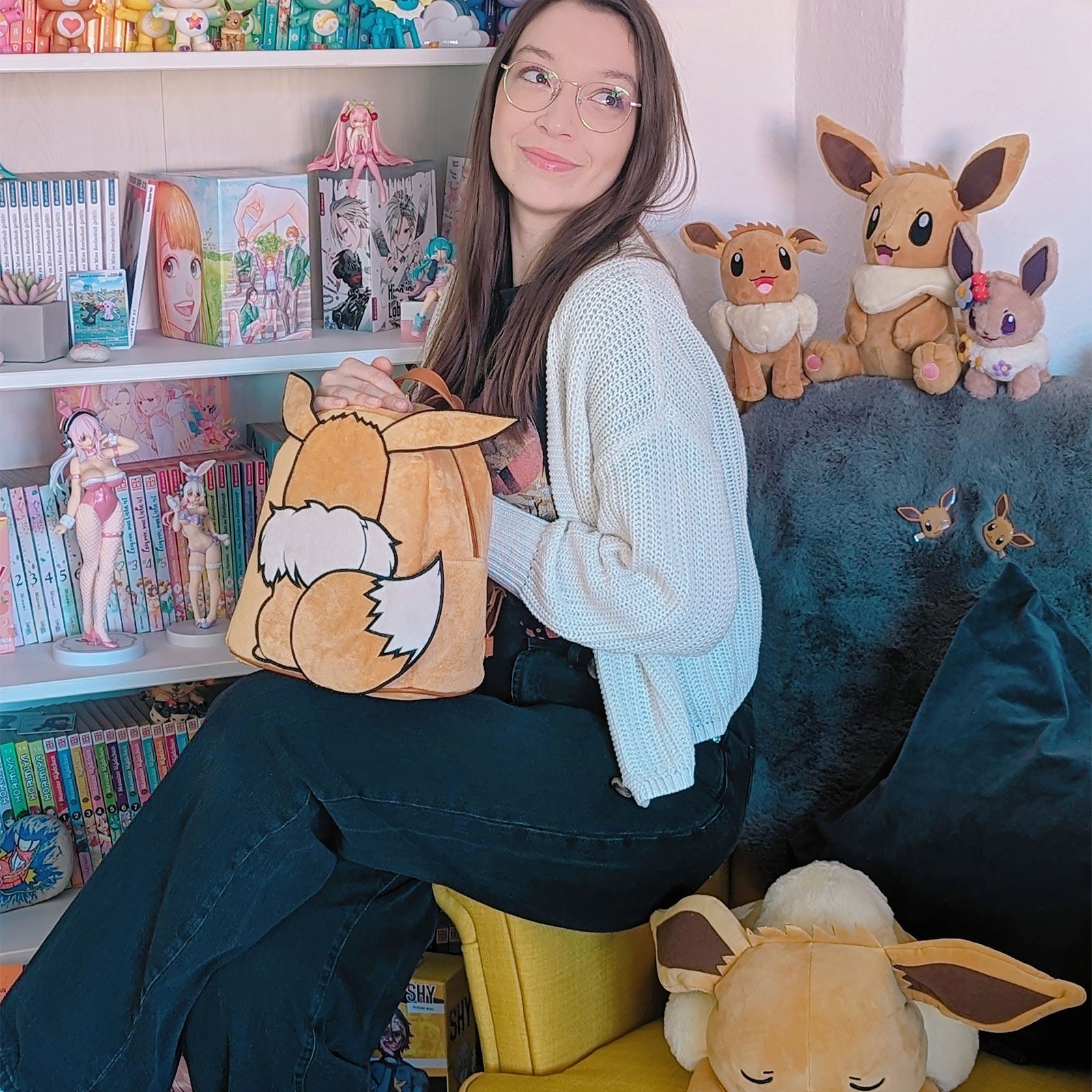 Imagen del producto Mini mochila de peluche Eevee - Pokemon