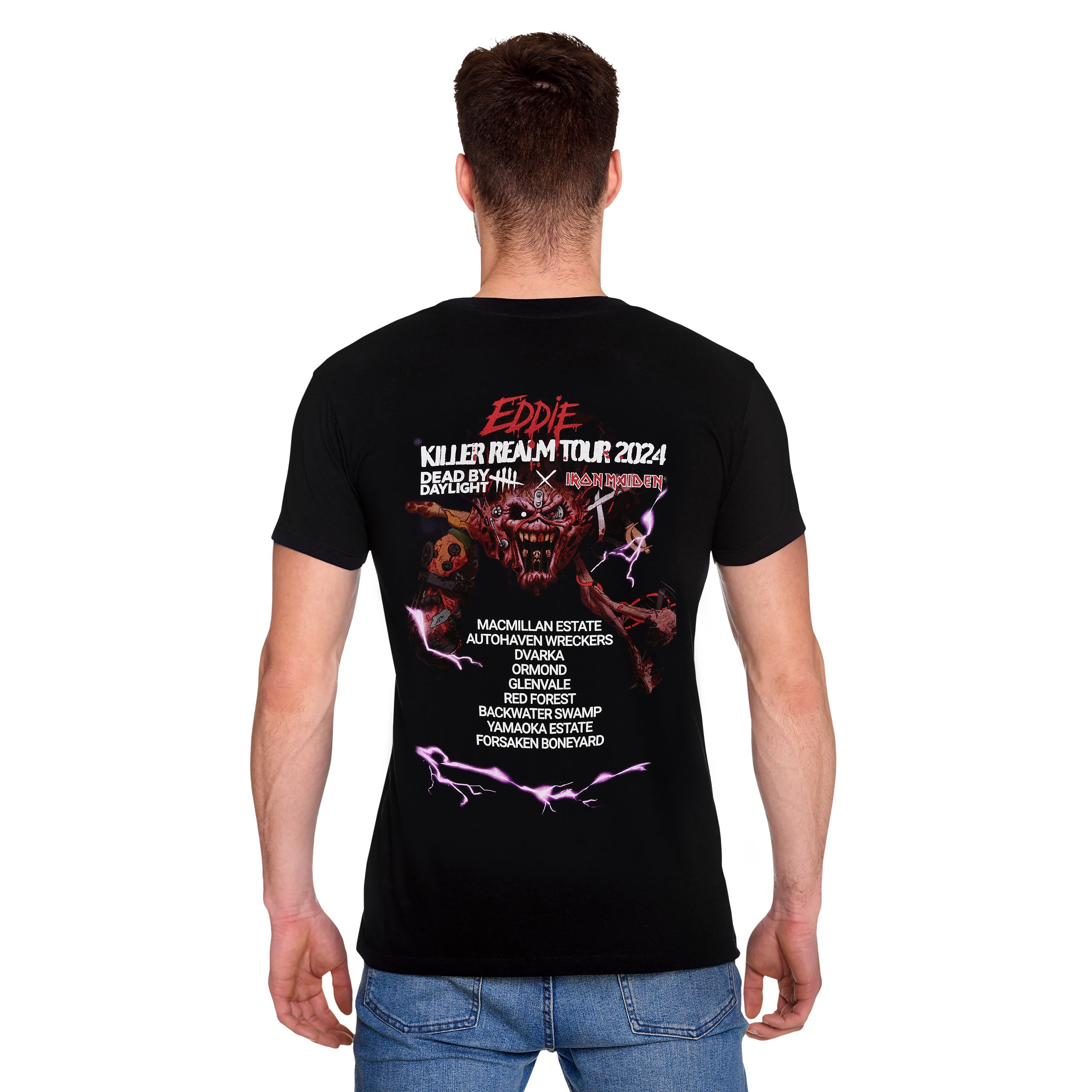 Imagen del producto Dead by Daylight x Iron Maiden - Eddie Killer Realm Tour 2024 Camiseta