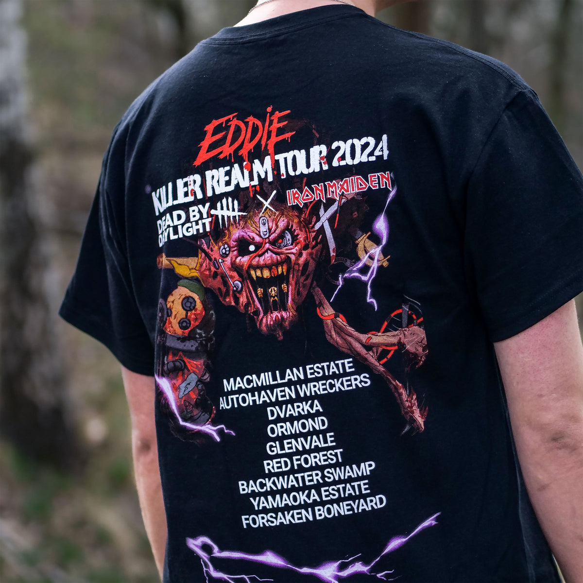 Imagen del producto Dead by Daylight x Iron Maiden - Eddie Killer Realm Tour 2024 Camiseta