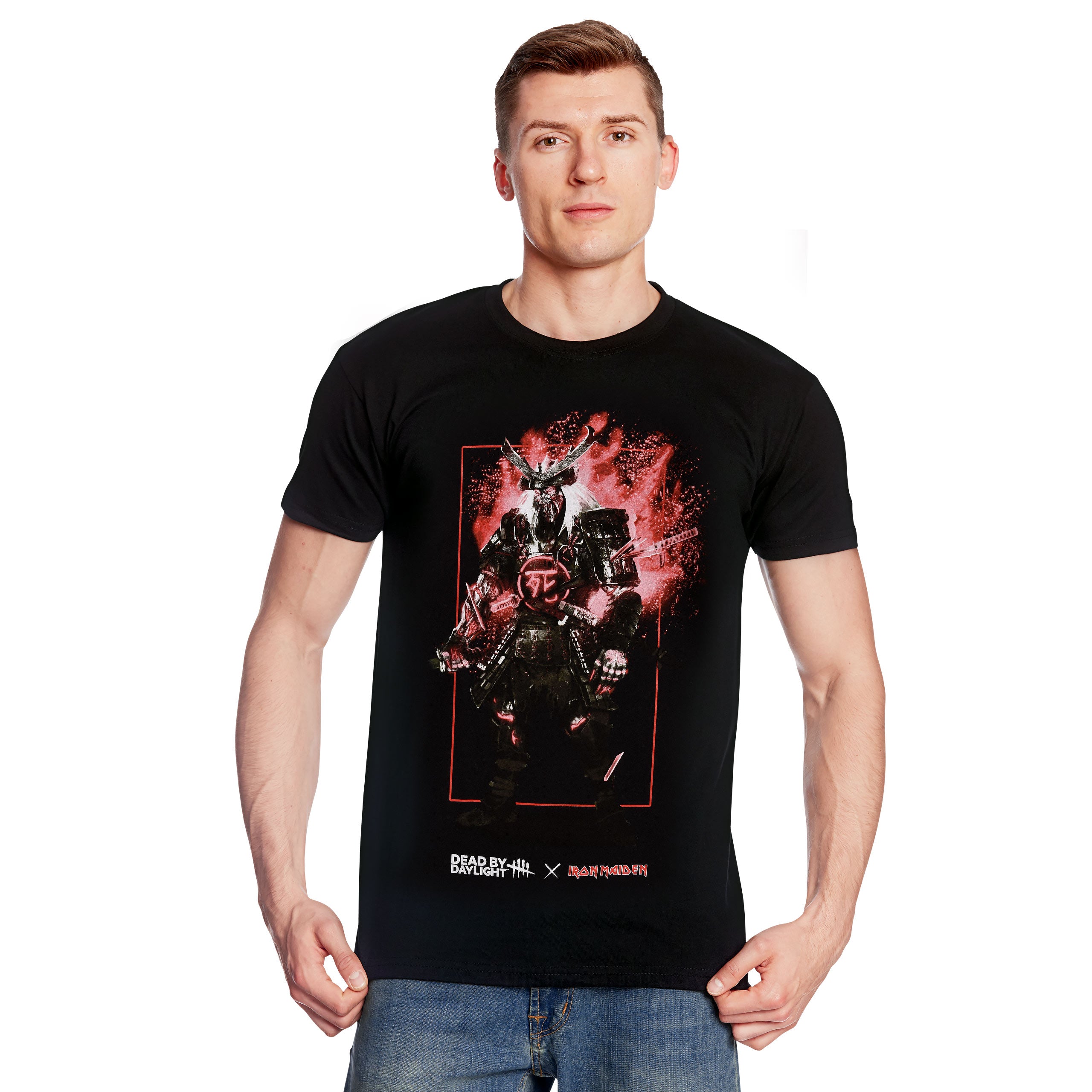 Imagen del producto Dead by Daylight x Iron Maiden - Oni Samurai Eddie Killer Camiseta