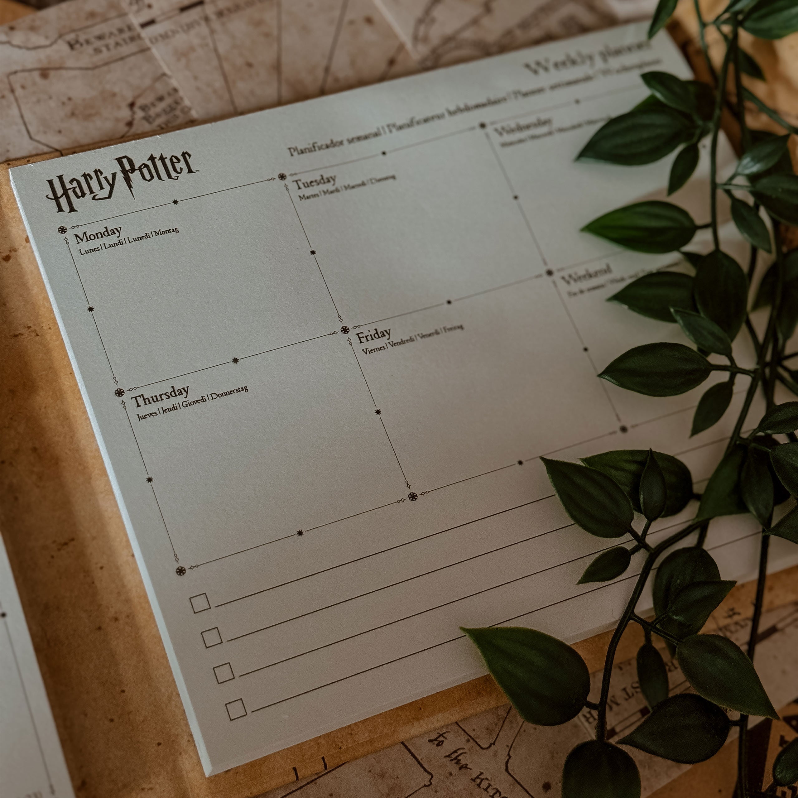 Imagen del producto Harry Potter - Mapa del Merodeador Libro planificador semanal