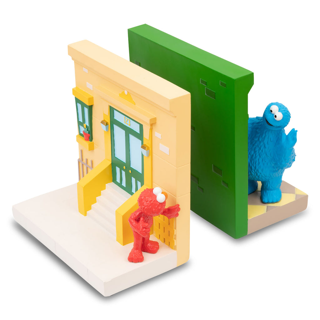 Imagen del producto Barrio Sésamo - Soportes de libros de Monstruo de las Galletas y Elmo