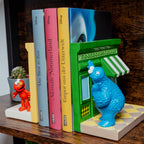 Imagen del producto Barrio Sésamo - Soportes de libros de Monstruo de las Galletas y Elmo
