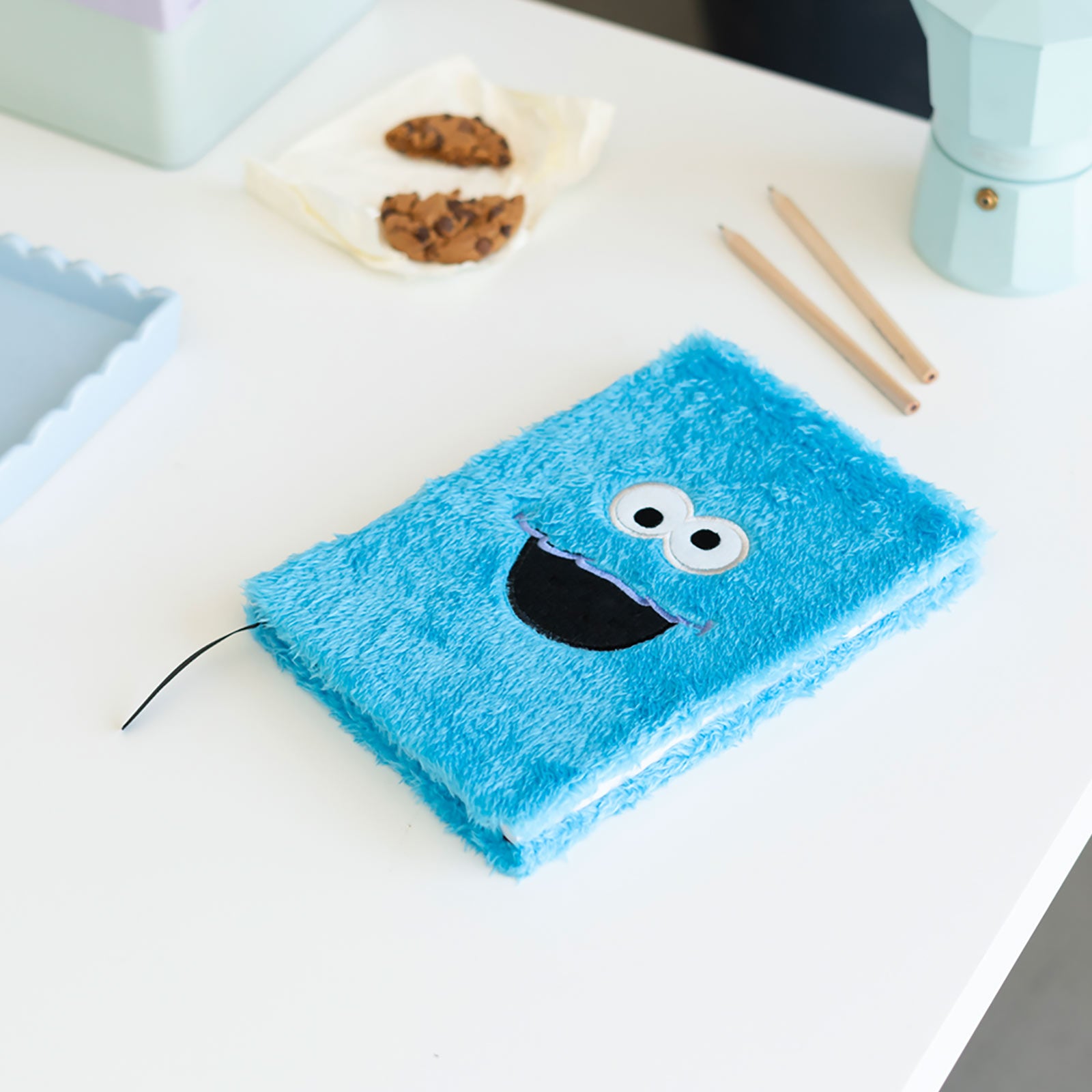 Imagen del producto Barrio Sésamo - Libreta de peluche Monstruo de las Galletas
