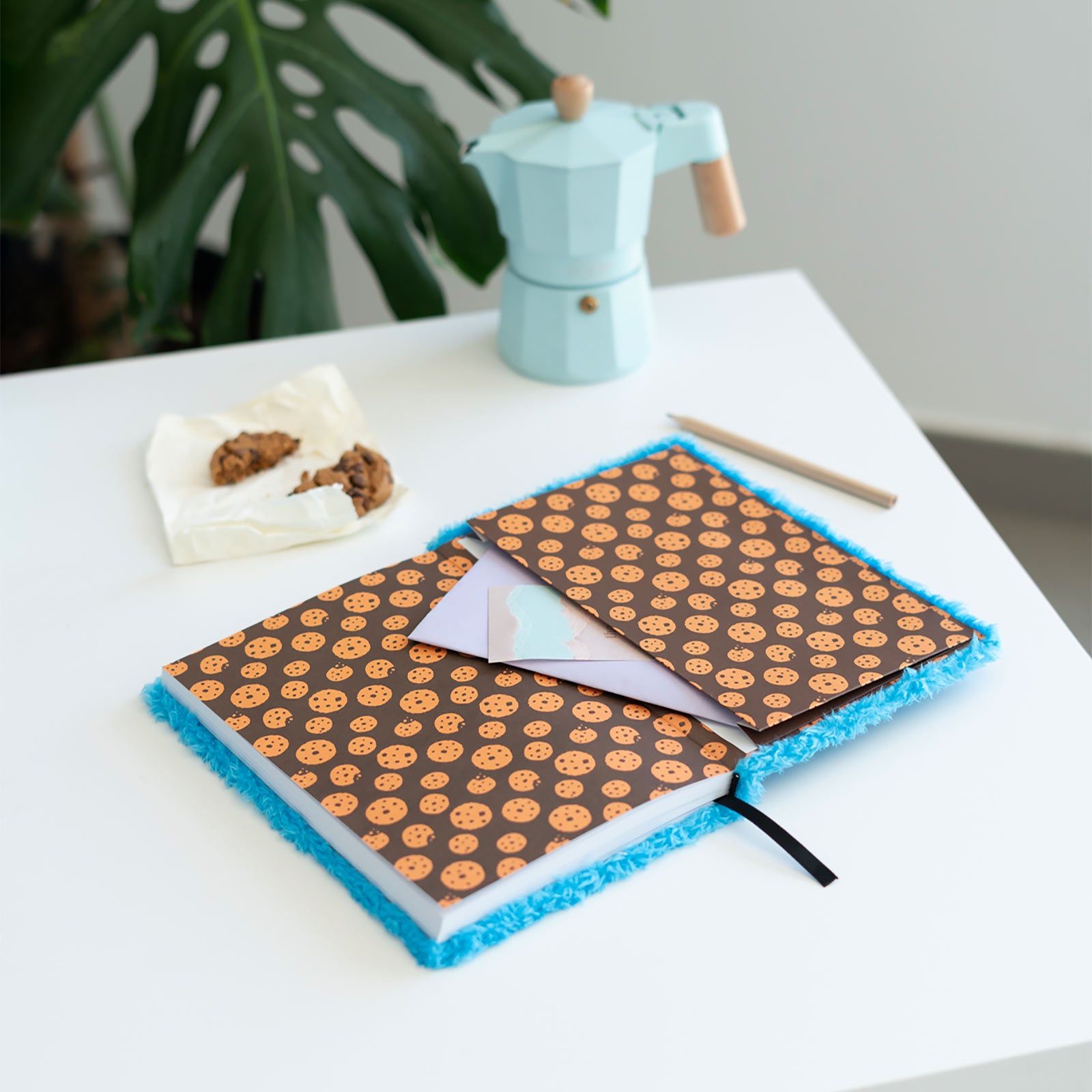 Imagen del producto Barrio Sésamo - Libreta de peluche Monstruo de las Galletas