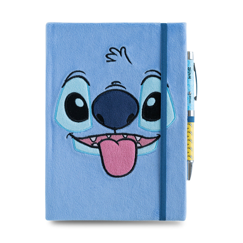 Imagen del producto Cuaderno de peluche Stitch con bolígrafo - Lilo & Stitch