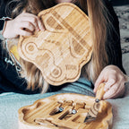 Imagen del producto Tabla de quesos Stormtrooper original incluyendo juego de cuchillos para fans de Star Wars