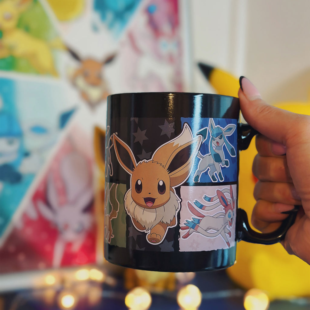 Imagen del producto Pokemon - Taza de efecto térmico de las evoluciones de Eevee
