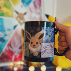 Imagen del producto Pokemon - Taza de efecto térmico de las evoluciones de Eevee