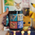 Imagen del producto Pokemon - Taza de efecto térmico de las evoluciones de Eevee