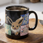Imagen del producto Pokemon - Taza de efecto térmico de las evoluciones de Eevee