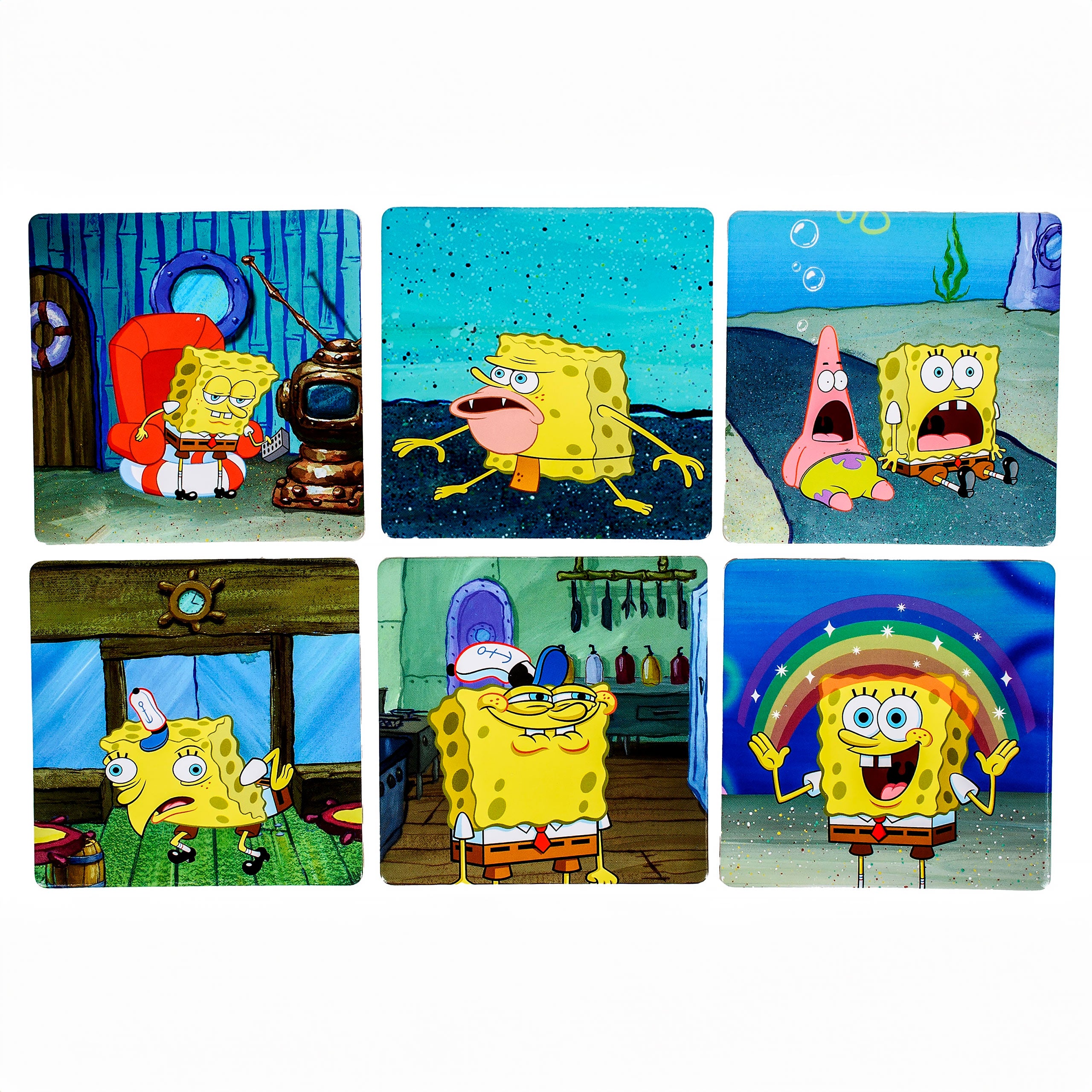 Imagen del producto SpongeBob - Posavasos Bikini Bottom set de 6