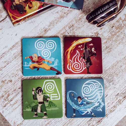 Imagen del producto Avatar The Last Airbender - Grupo de posavasos Set de 4