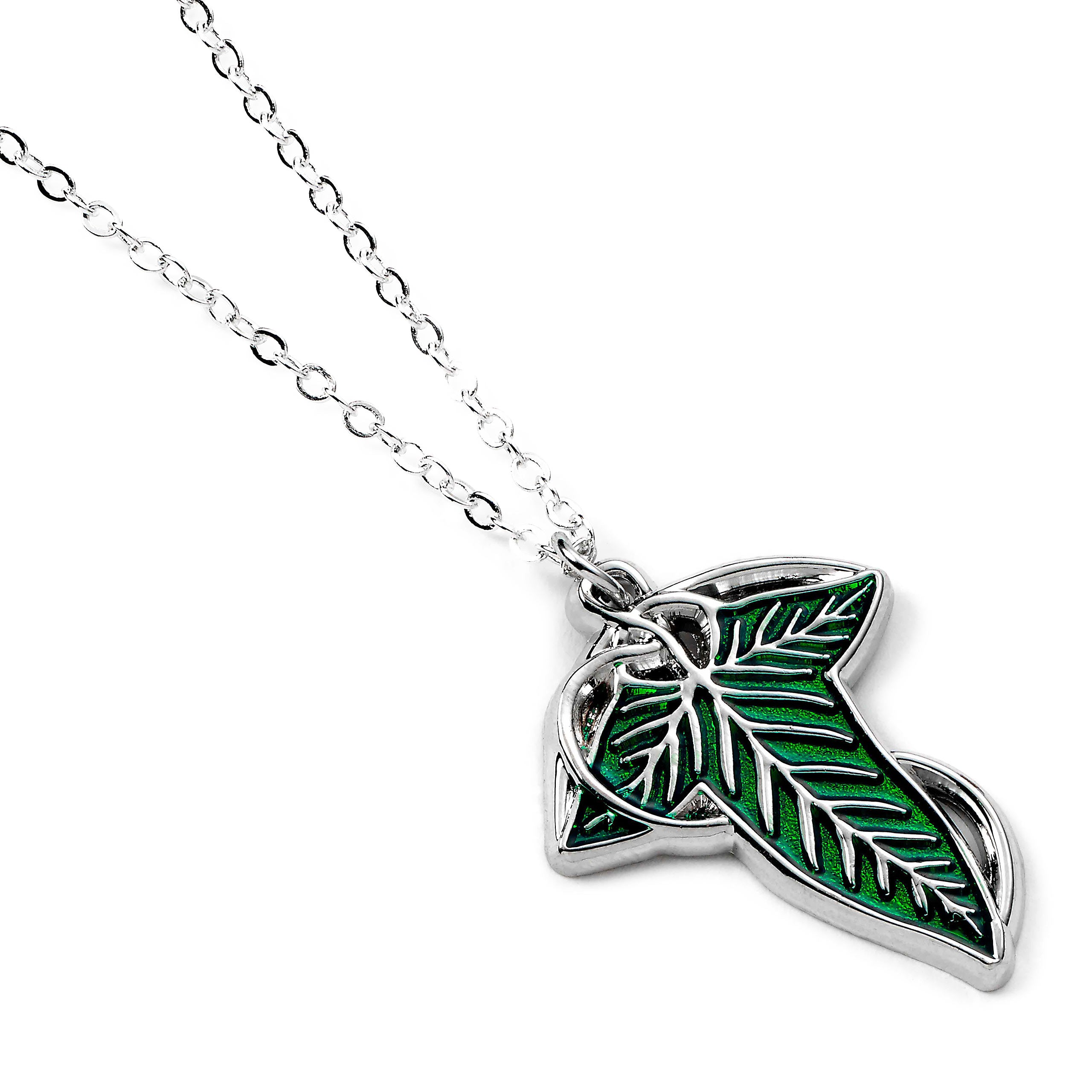 Imagen del producto Collar con broche de hoja - El señor de los anillos