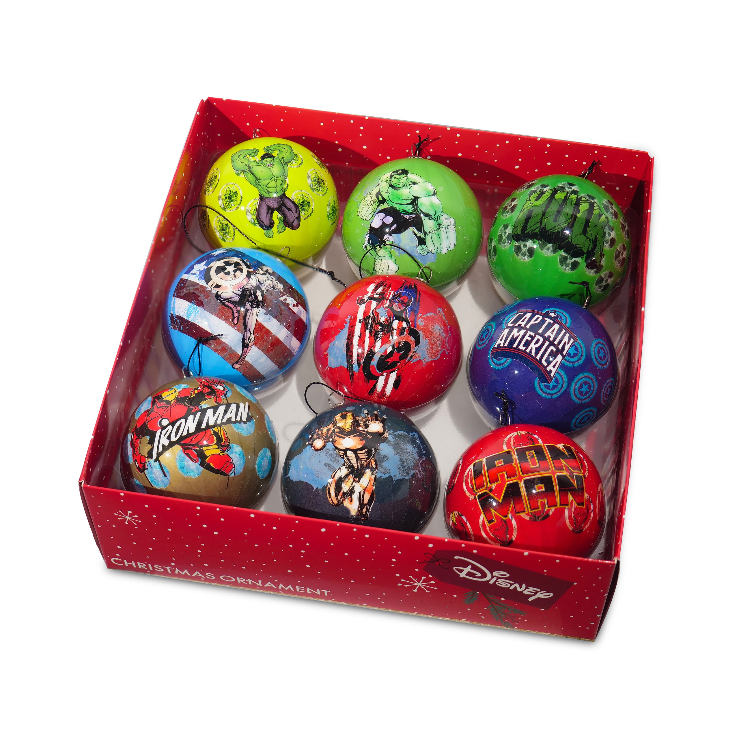 Imagen del producto Avengers - Bolas de Navidad de Héroes 9pcs