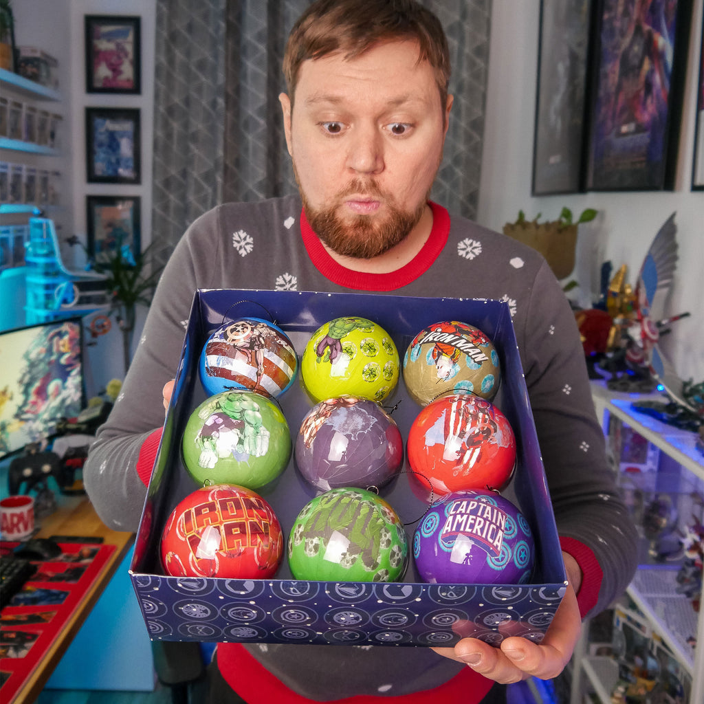 Imagen del producto Avengers - Bolas de Navidad de Héroes 9pcs