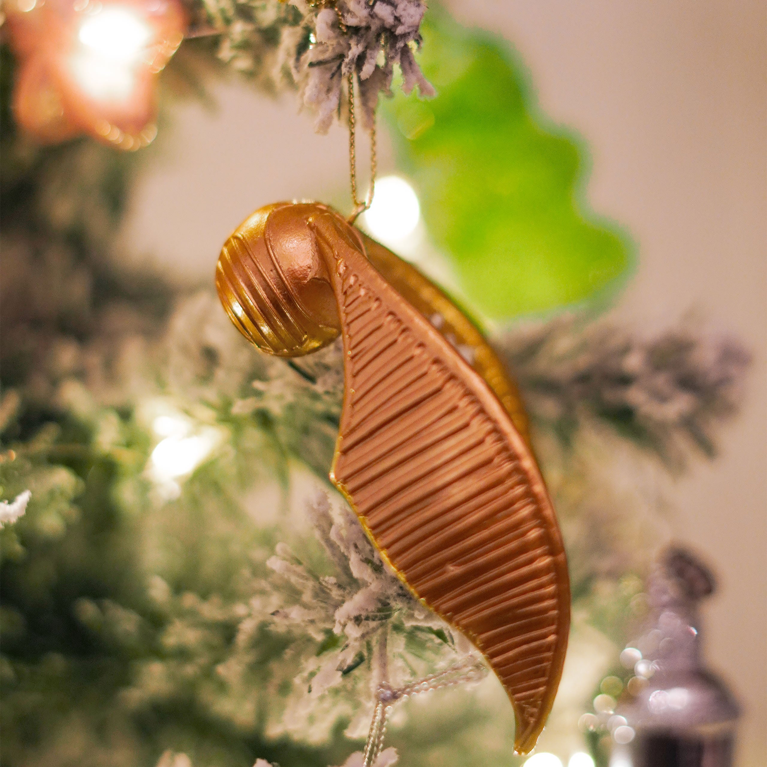 Imagen del producto Harry Potter - Adorno de Árbol de Navidad Snitch Dorada