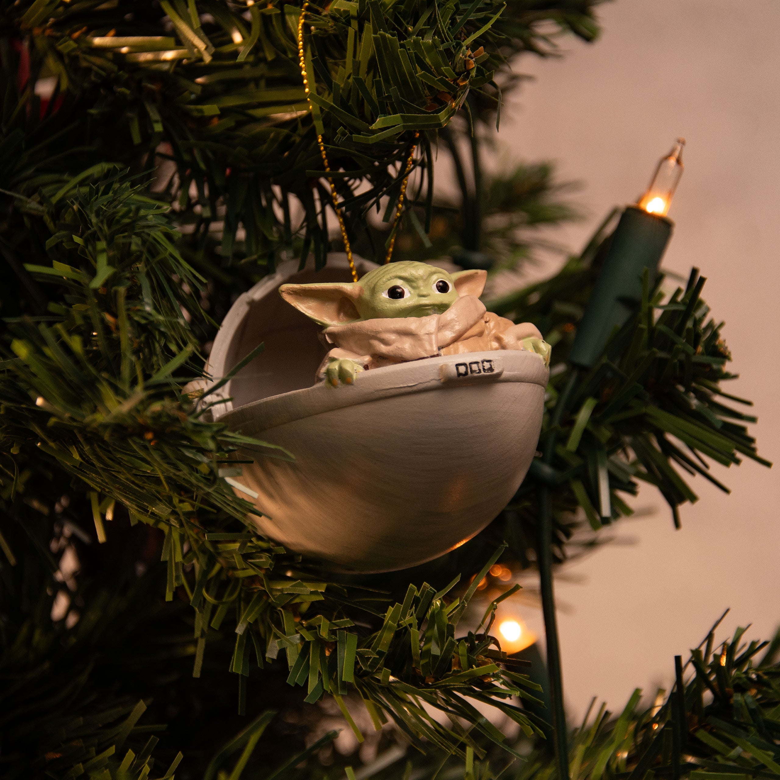 Imagen del producto Adorno de árbol de Navidad Grogu en carrito - Star Wars The Mandalorian