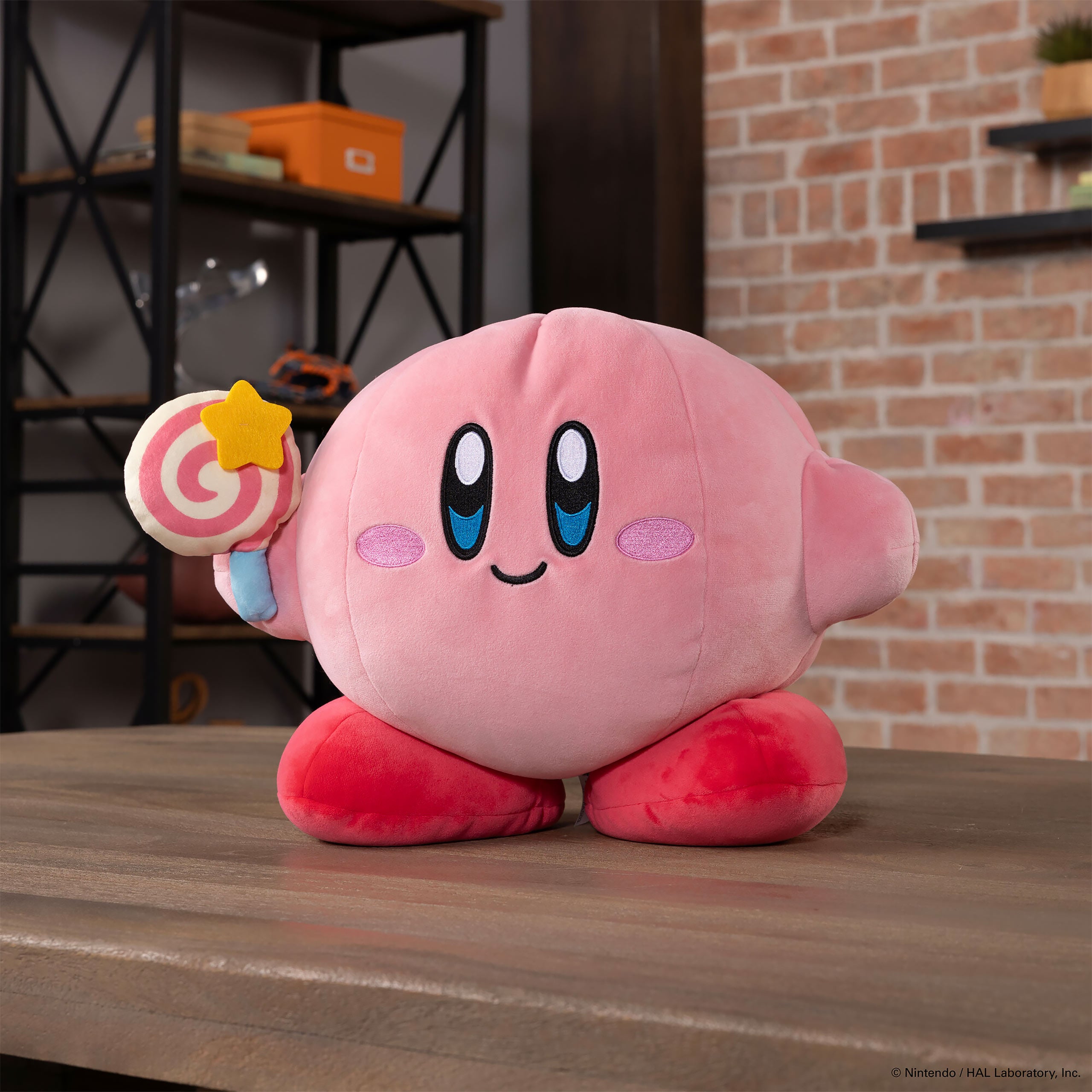 Imagen del producto Kirby con Varita Mágica - Figura de Peluche Mocchi-Mocchi