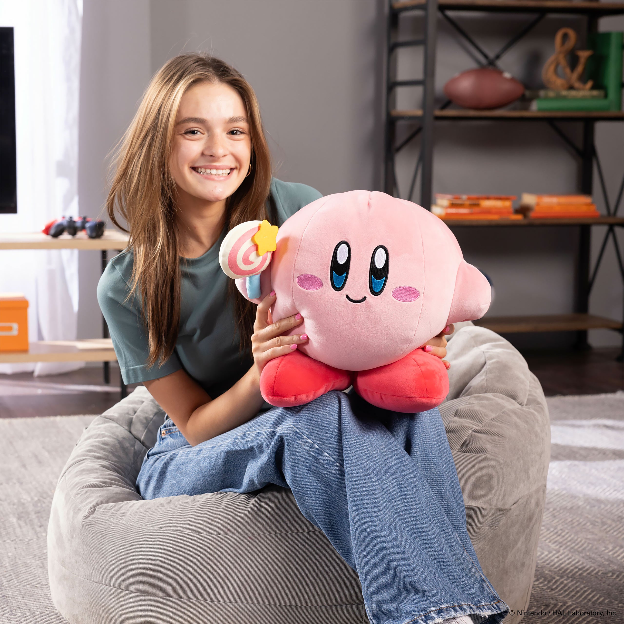 Imagen del producto Kirby con Varita Mágica - Figura de Peluche Mocchi-Mocchi