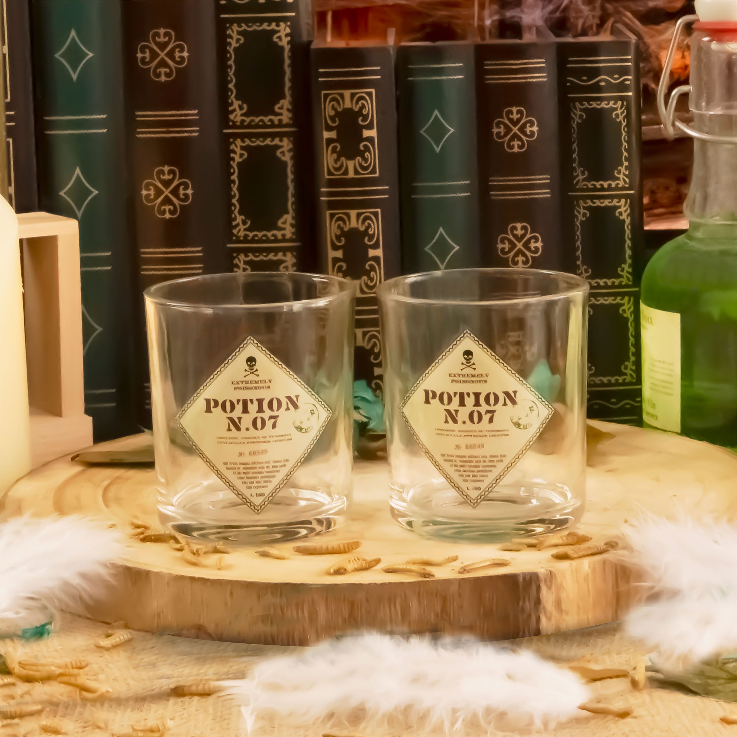 Imagen del producto Harry Potter - Decantador con conjunto de vasos de Poción Multijugos