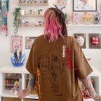 Imagen del producto Naruto - Jiraiya & Naruto Camiseta Premium de gran tamaño