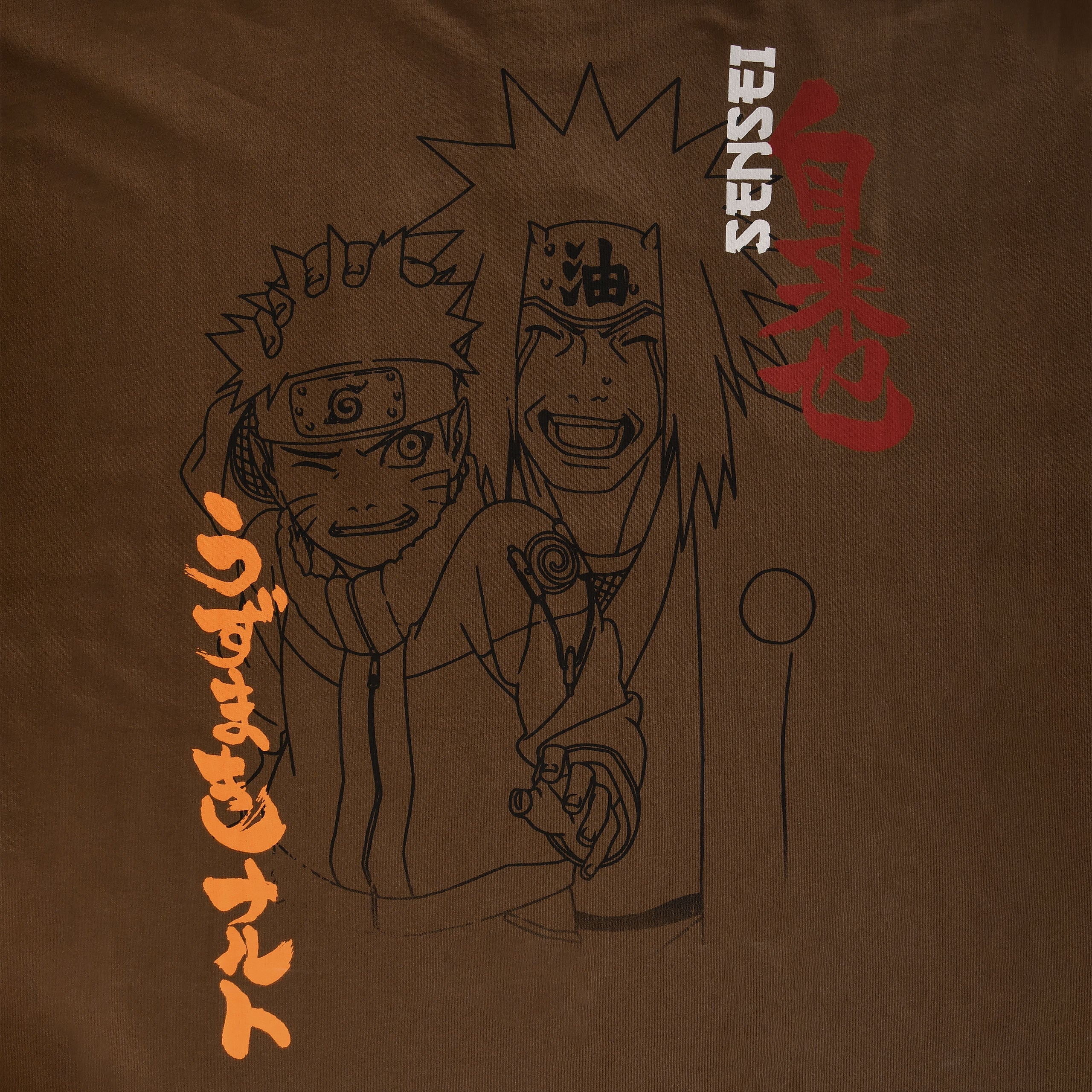 Imagen del producto Naruto - Jiraiya & Naruto Camiseta Premium de gran tamaño