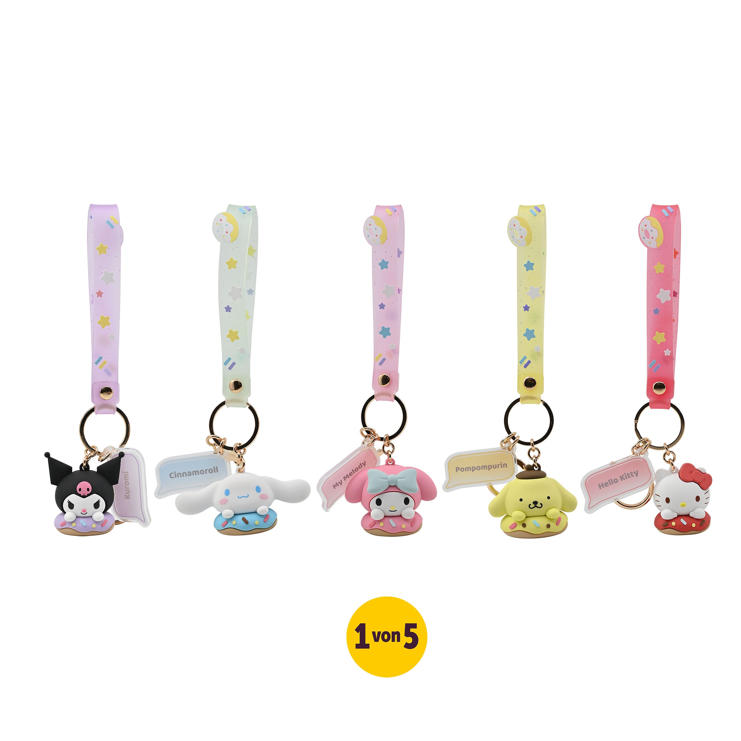 Imagen del producto Sanrio - Llavero Misterioso Serie Donuts de Hello Kitty