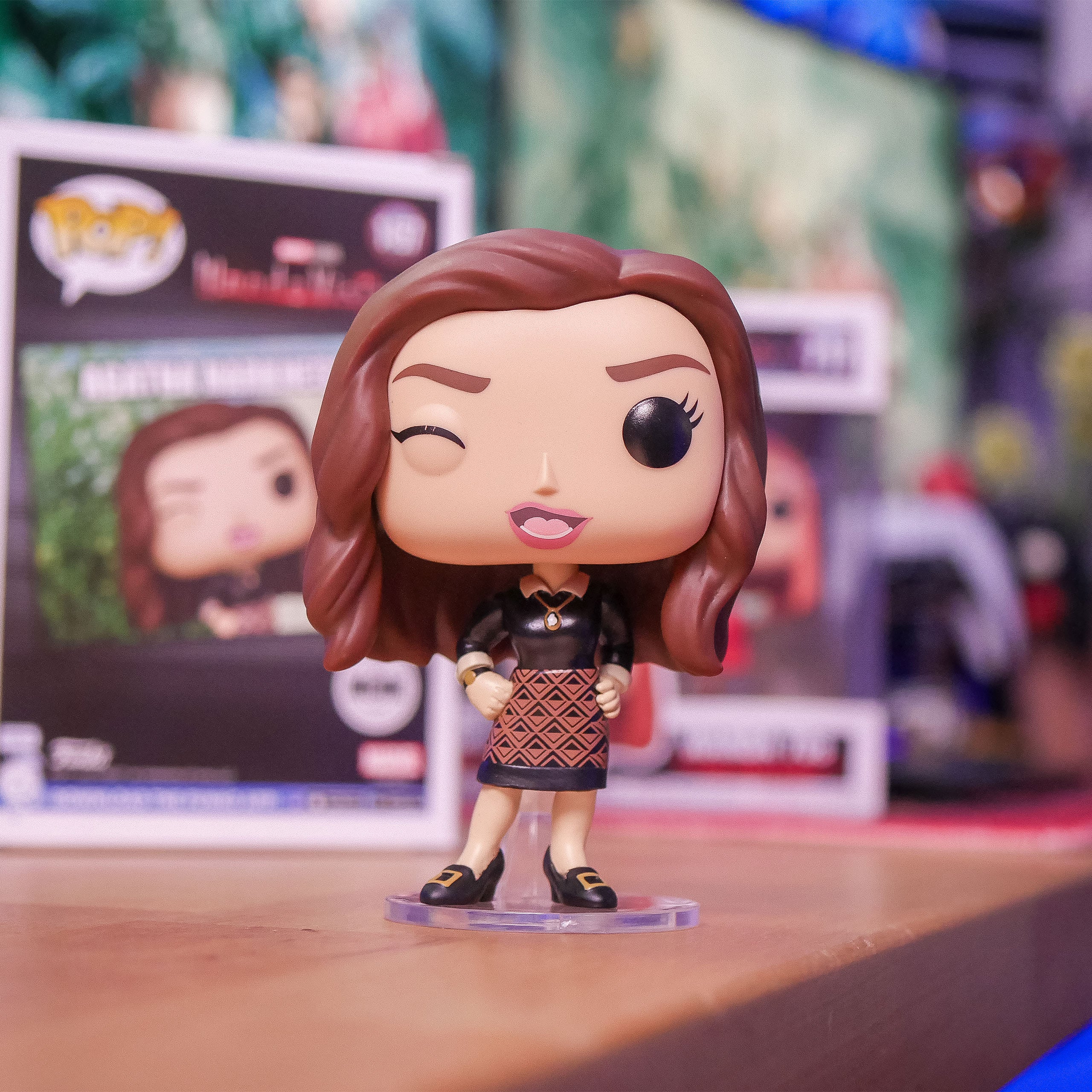 Imagen del producto WandaVision - Figura Funko Pop Meme Agatha Harkness con cabeza móvil