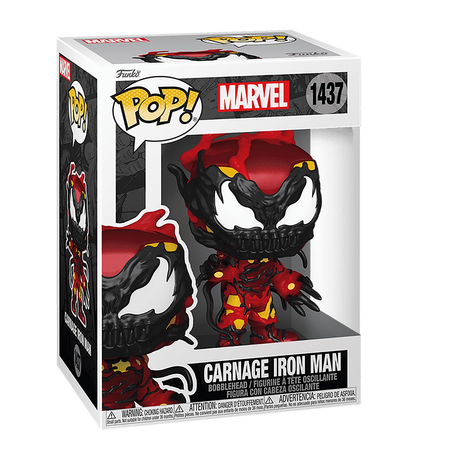 Imagen del producto Marvel - Carnage Iron Man Funko Pop Figura con cabeza oscilante