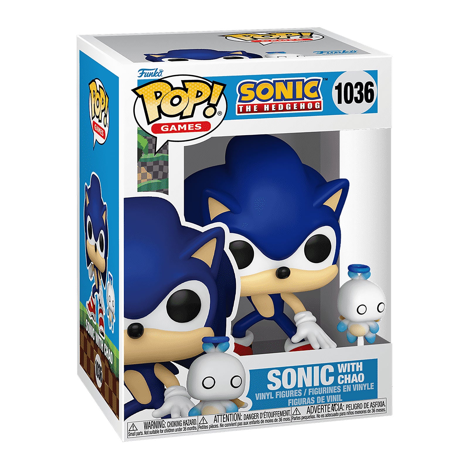 Imagen del producto Sonic con Hero Chao Figura Funko Pop - Sonic the Hedgehog