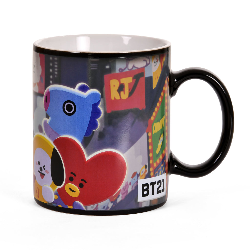 Imagen del producto Taza de efecto térmico BT21 Times Square - Line Friends