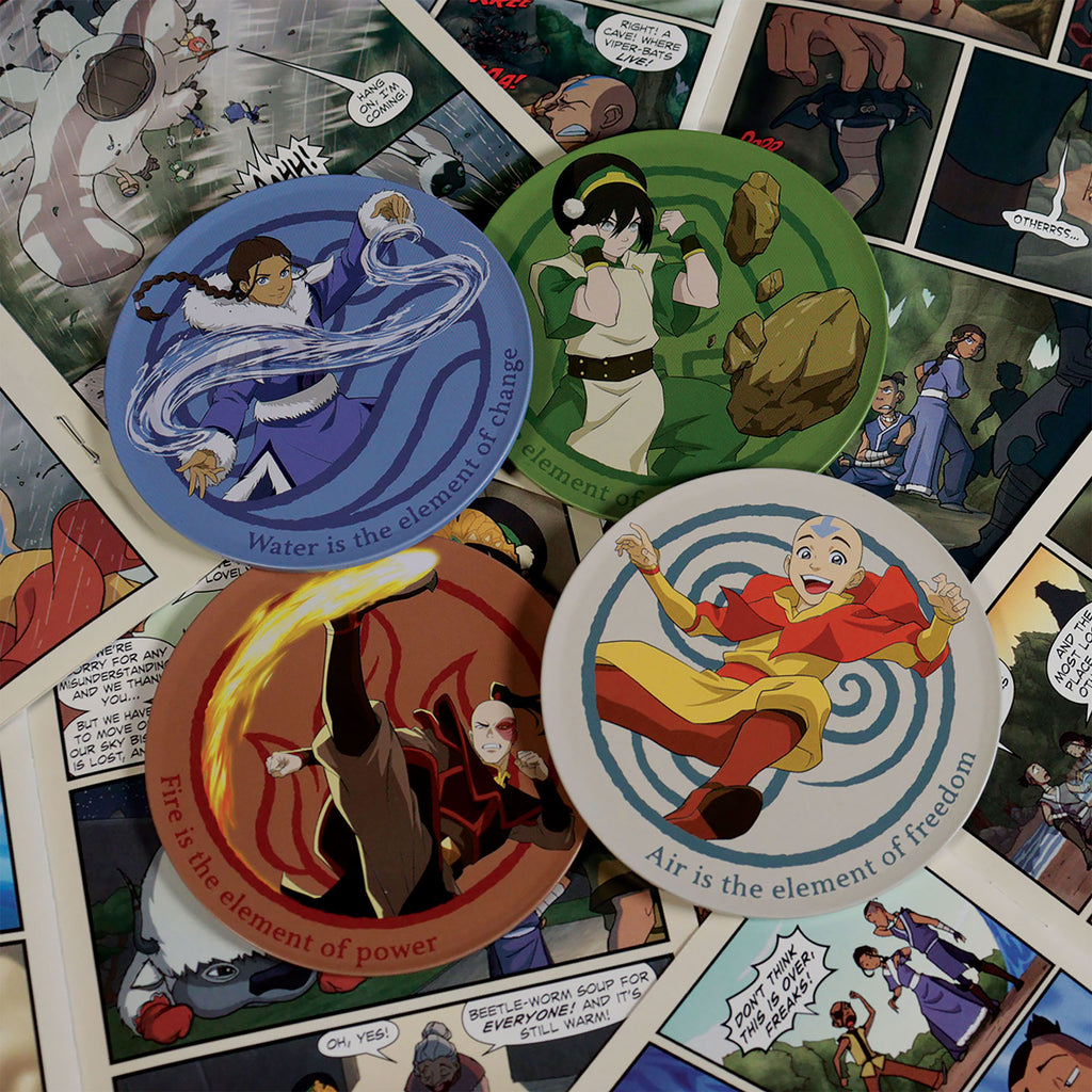 Imagen del producto Avatar The Last Airbender - Posavasos de Metal de los Personajes