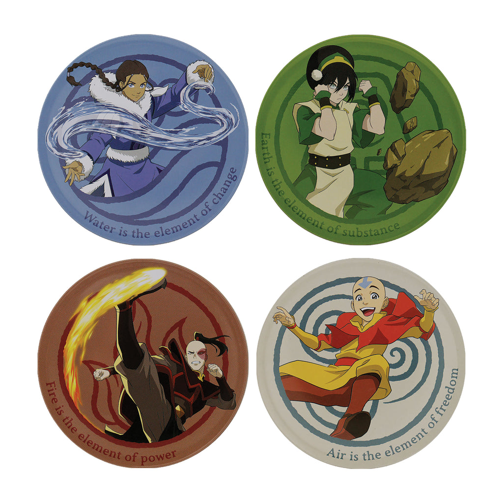Imagen del producto Avatar The Last Airbender - Posavasos de Metal de los Personajes