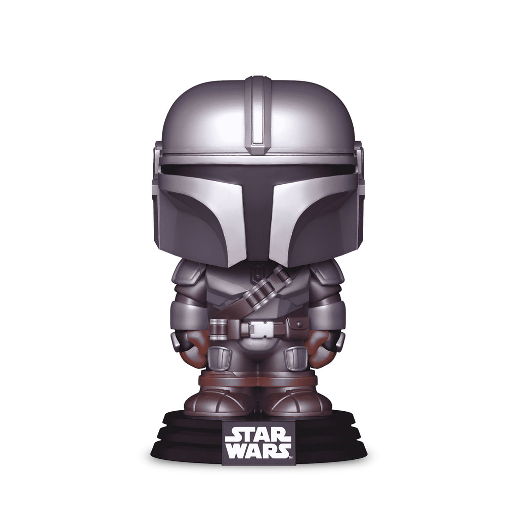 Imagen del producto Figura Bobblehead Funko Pop Mando Holiday - Star Wars The Mandalorian