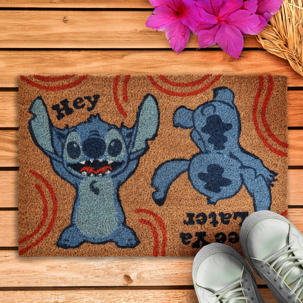 Imagen del producto Stitch Hey See Ya Later Felpudo - Lilo & Stitch