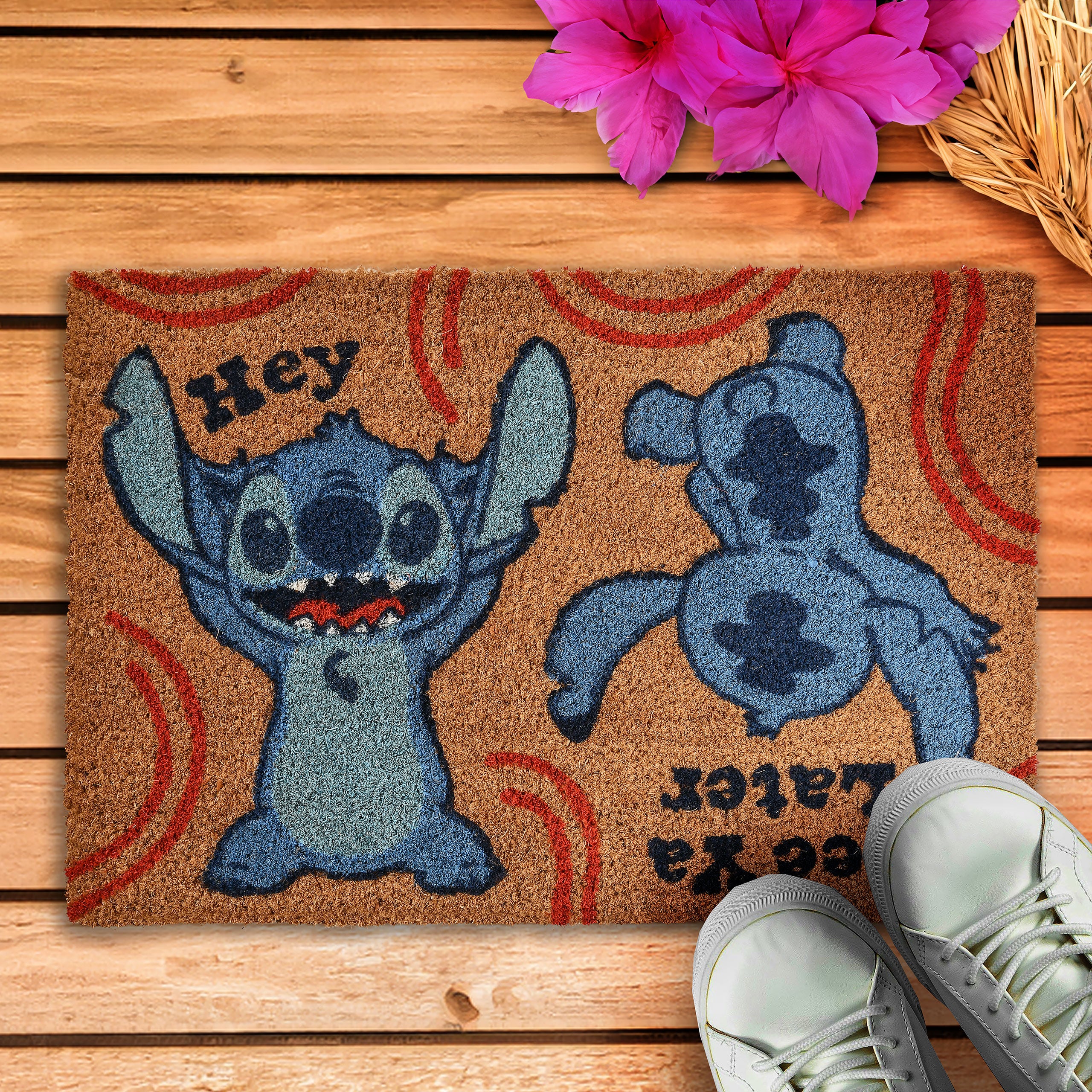Imagen del producto Stitch Hey See Ya Later Felpudo - Lilo & Stitch