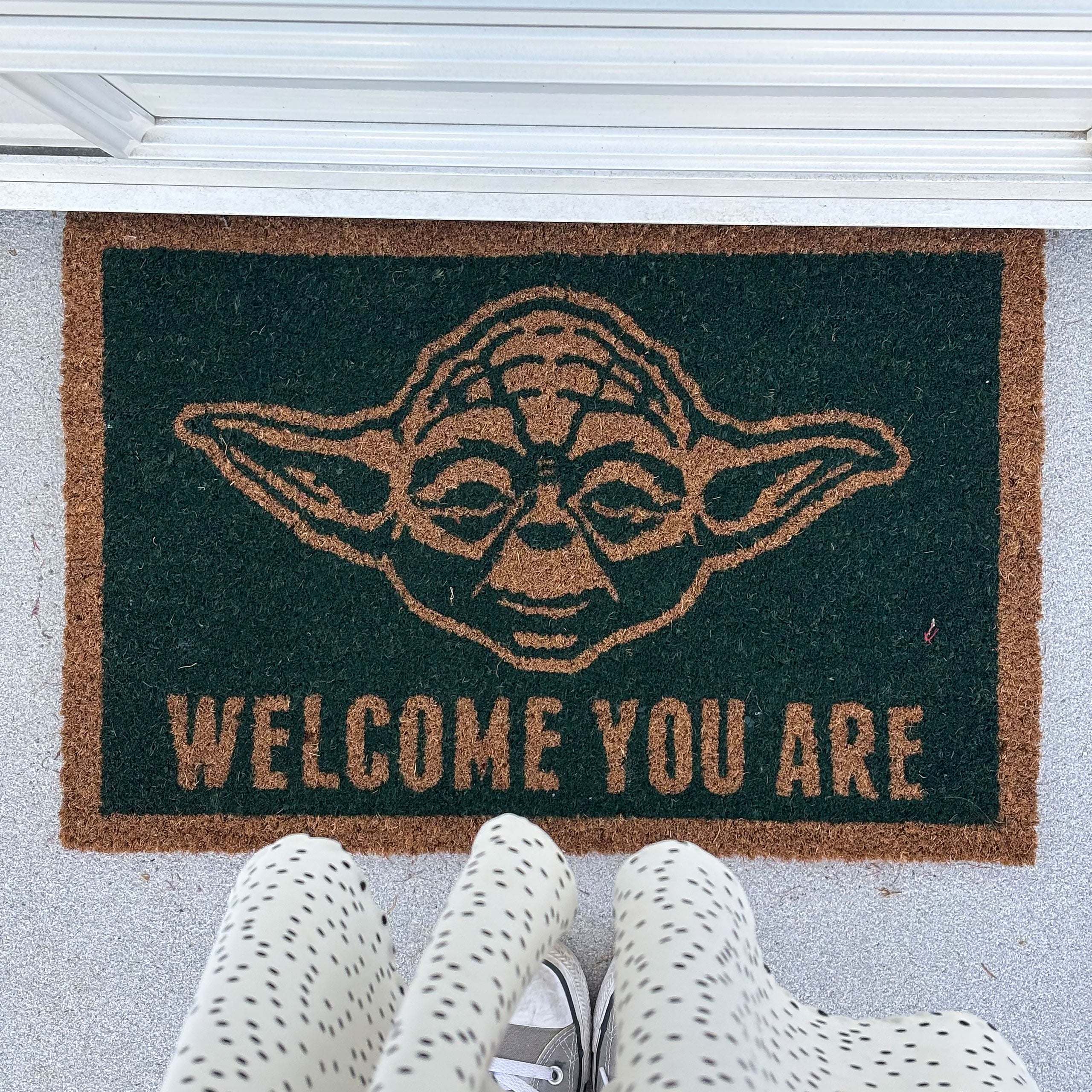 Imagen del producto Star Wars - Felpudo Yoda Welcome You Are