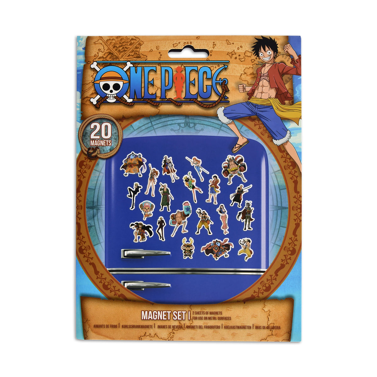 Imagen del producto One Piece - Set de imanes de la Banda del Sombrero de Paja