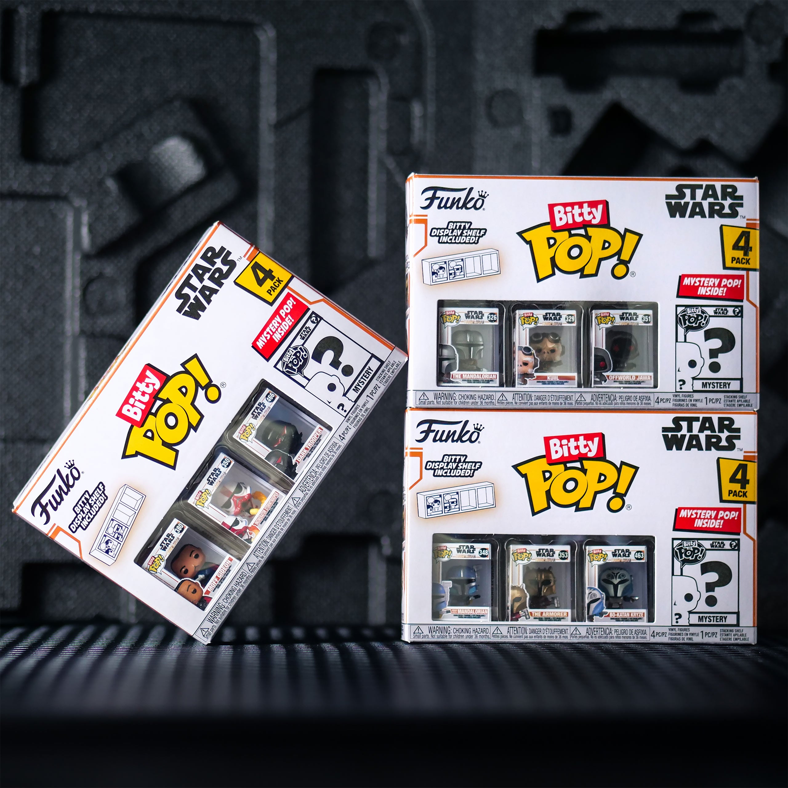 Product image Heavy Mandalorian Funko Bitty Pop 4-piece Figure Set - Star Wars The Mandalorian