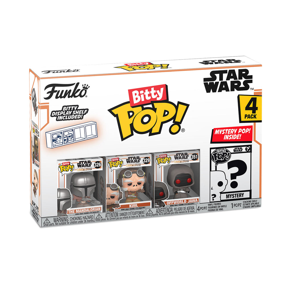 Imagen del producto Star Wars The Mandalorian - Funko Bitty Pop Set de 4 figuras Serie 2