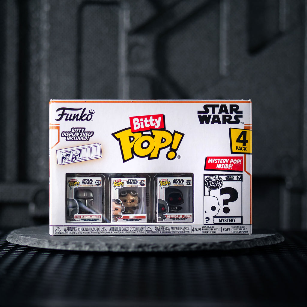 Imagen del producto Star Wars The Mandalorian - Funko Bitty Pop Set de 4 figuras Serie 2