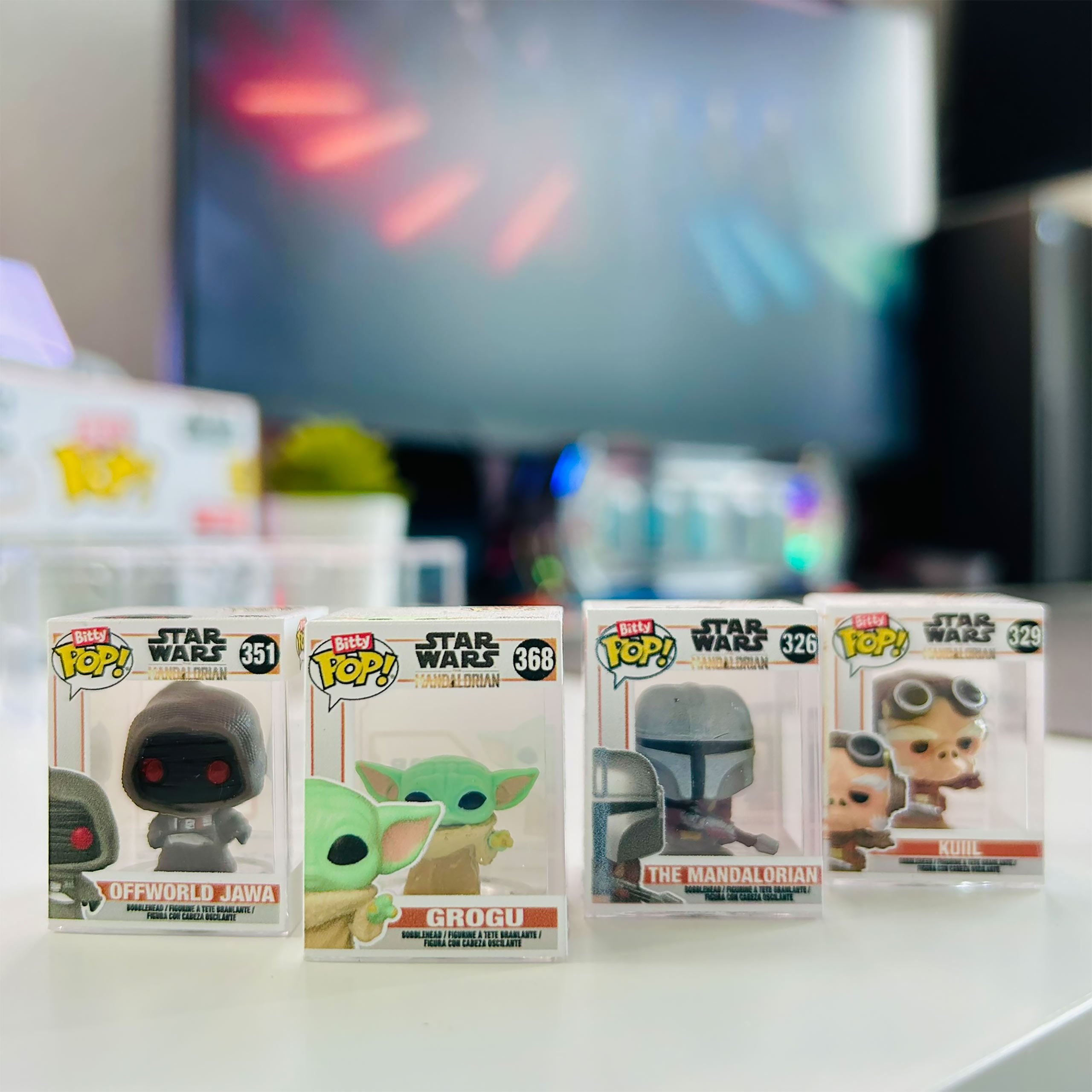 Imagen del producto Star Wars The Mandalorian - Funko Bitty Pop Set de 4 figuras Serie 2