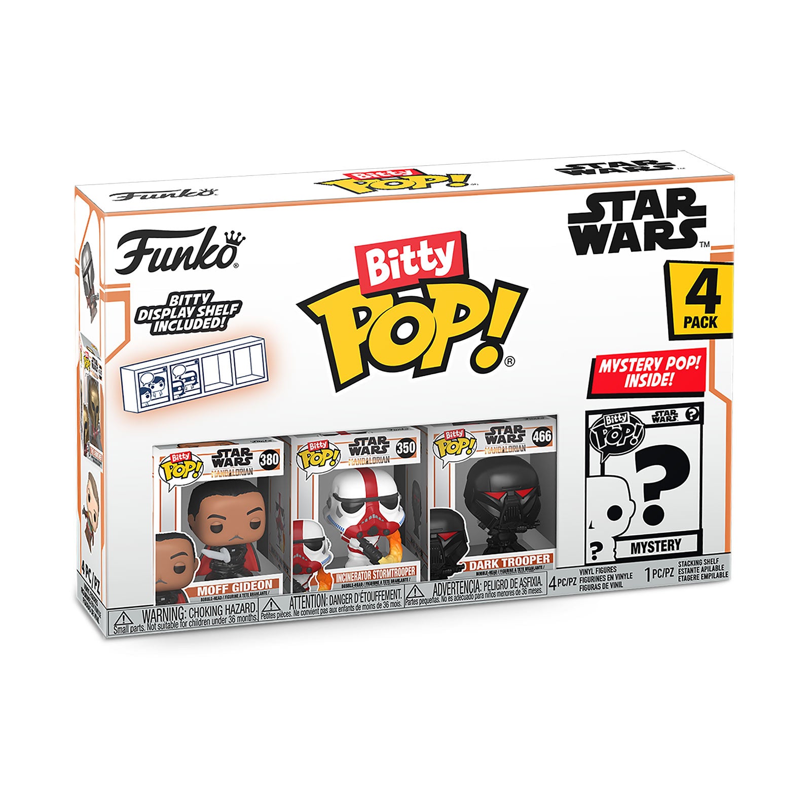 Imagen del producto Star Wars The Mandalorian - Funko Bitty Pop Set de 4 figuras Serie 4