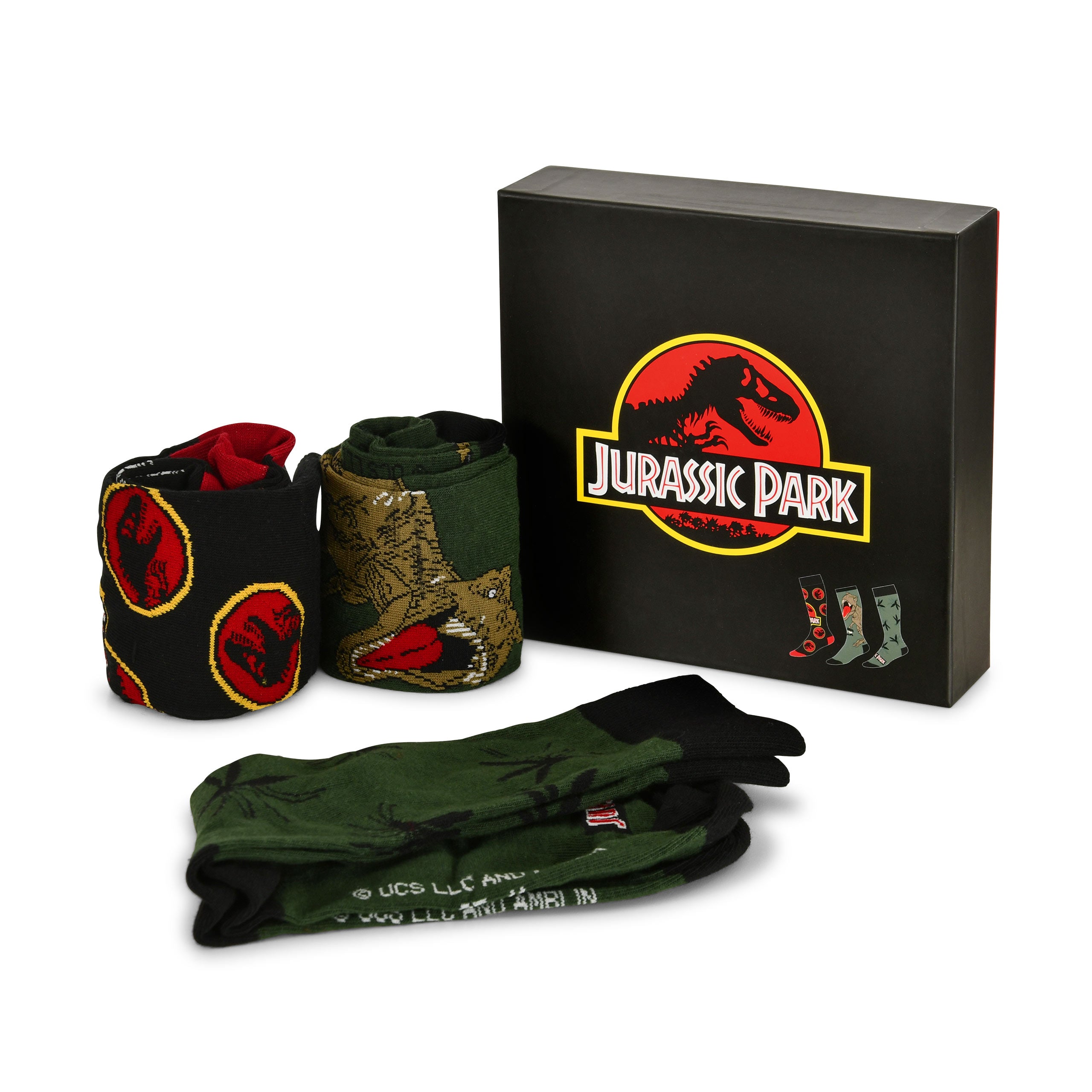 Imagen del producto Jurassic Park - Pack de 3 pares de calcetines