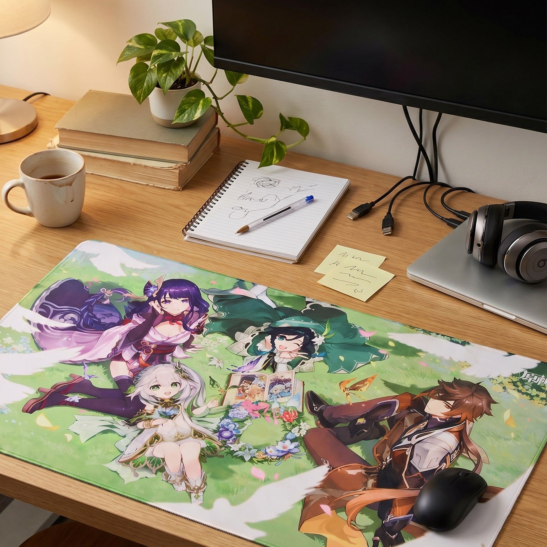 Imagen del producto Genshin Impact - Mousepad de Ilustración del 2do Aniversario