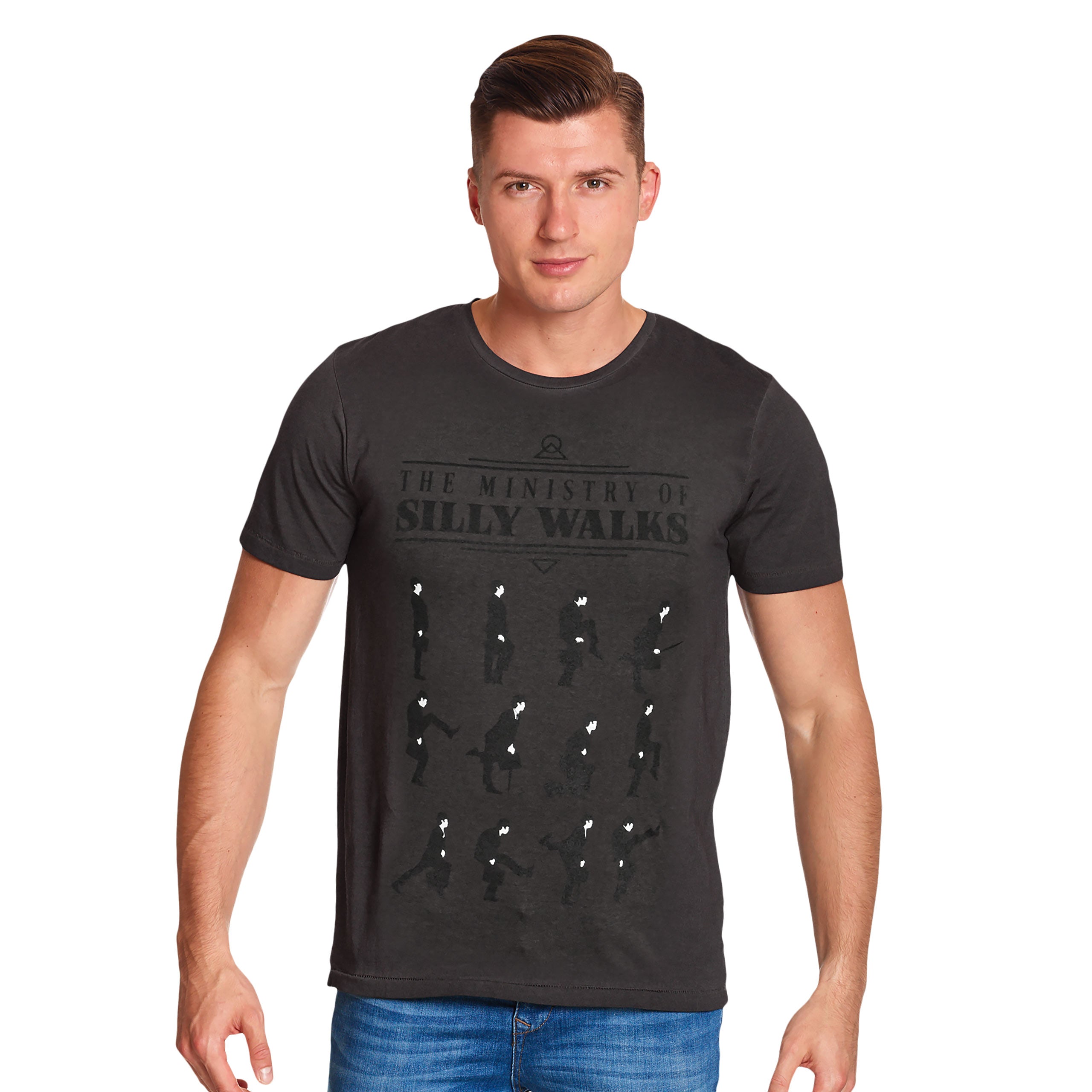 Imagen del producto Camiseta del Ministerio de los Andares Tontos para fans de Monty Python