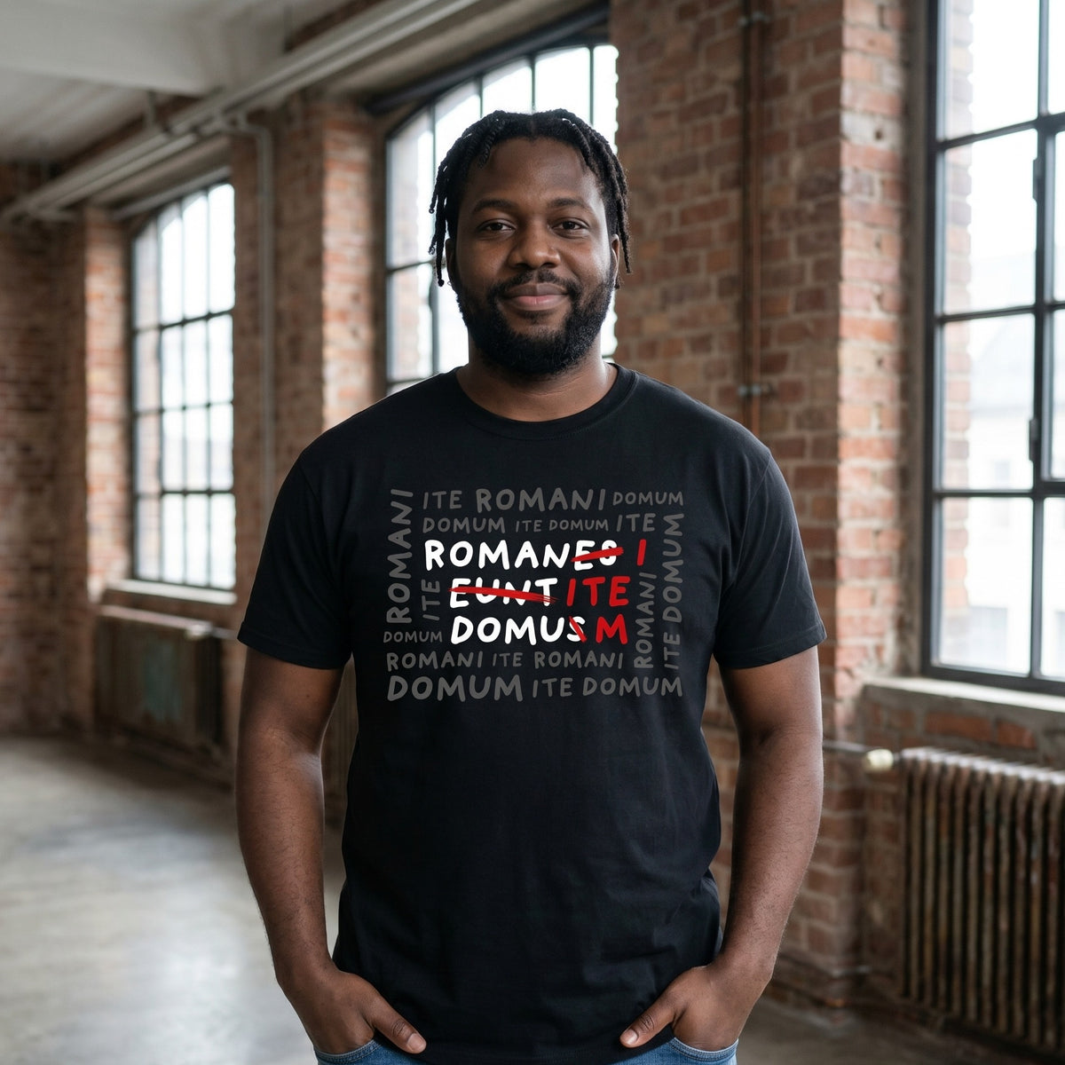 Imagen del producto Camiseta Romani Ite Domum para fans de Monty Python