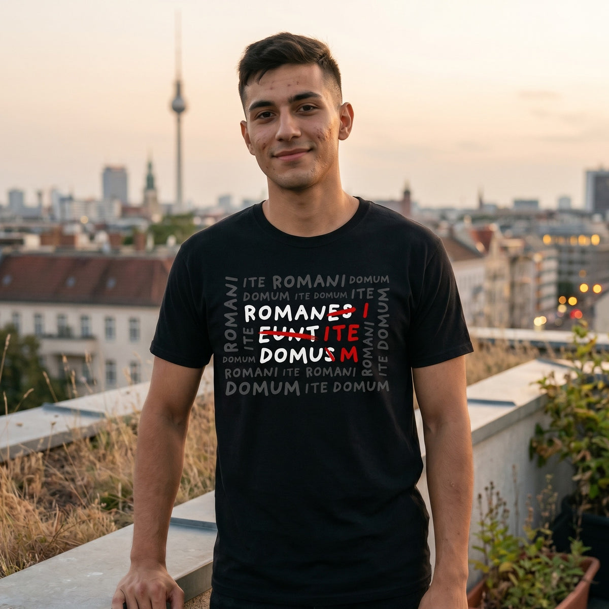 Imagen del producto Camiseta Romani Ite Domum para fans de Monty Python